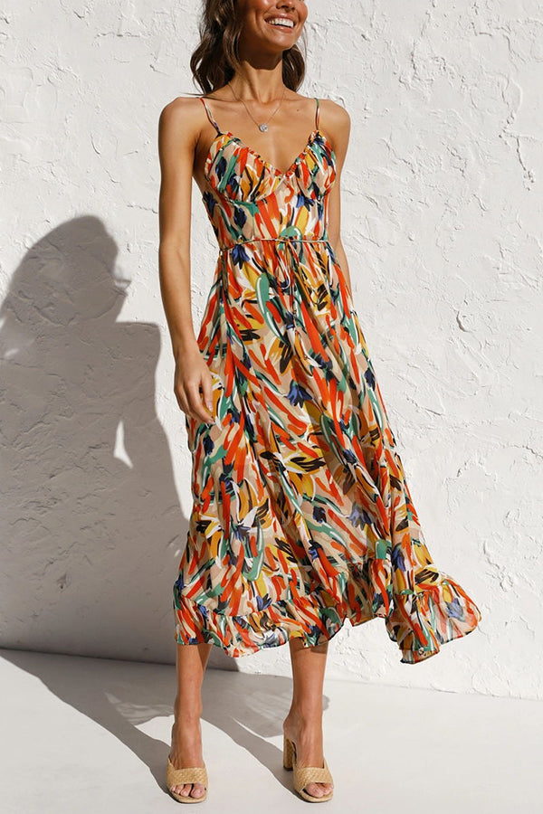 Levoire | Robe midi colorée de haute qualité