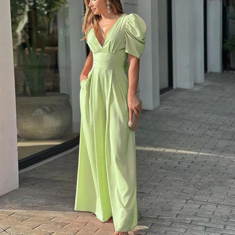 Levoire | Pantalon large élégant à la mode Vert clair