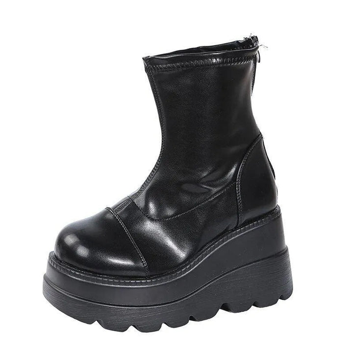Levoire | Bottes à talons hauts avec fermeture éclair Mode Noir