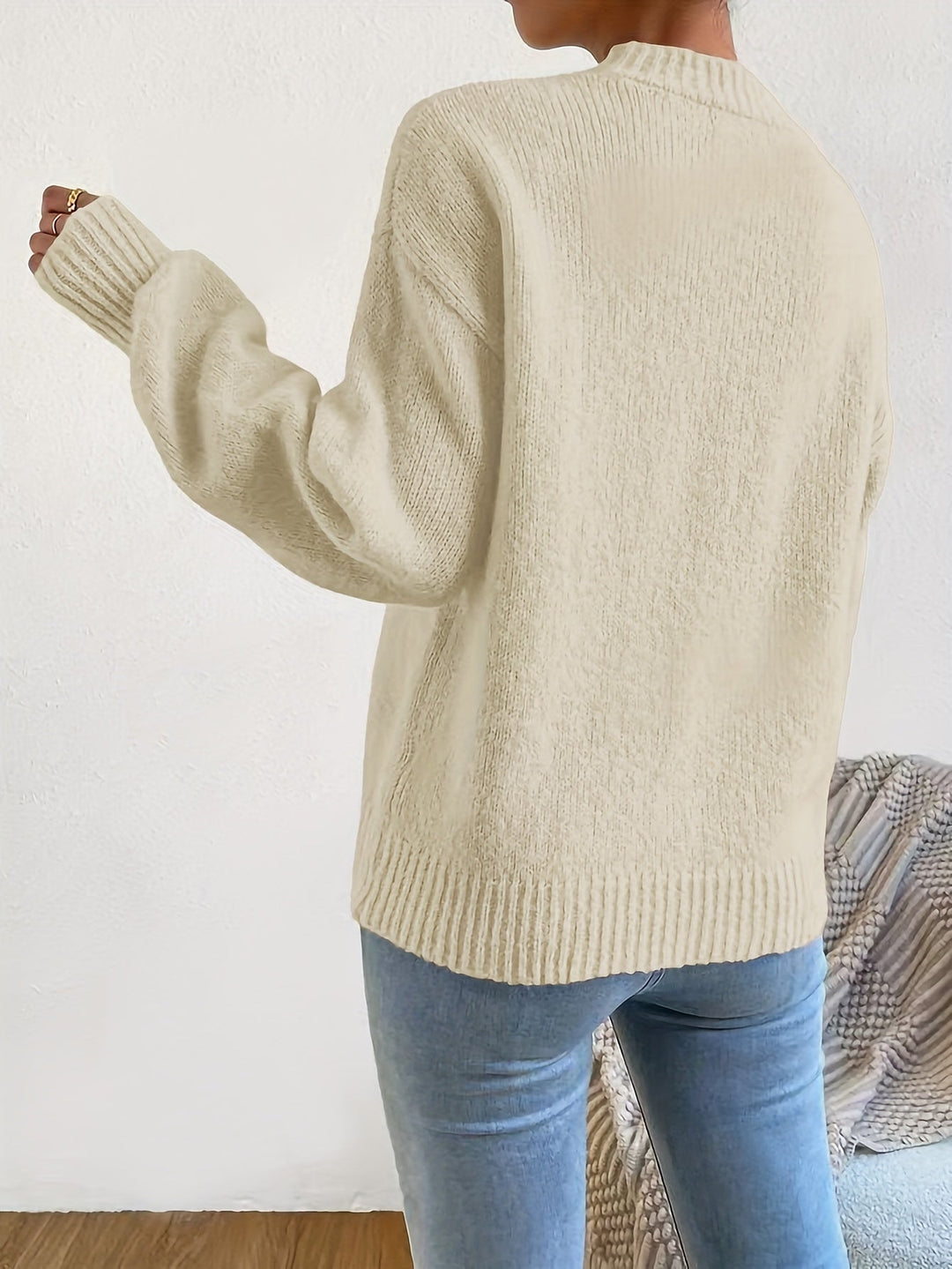 Levoire | Superbe Pull Avec Des Manches Lanternes