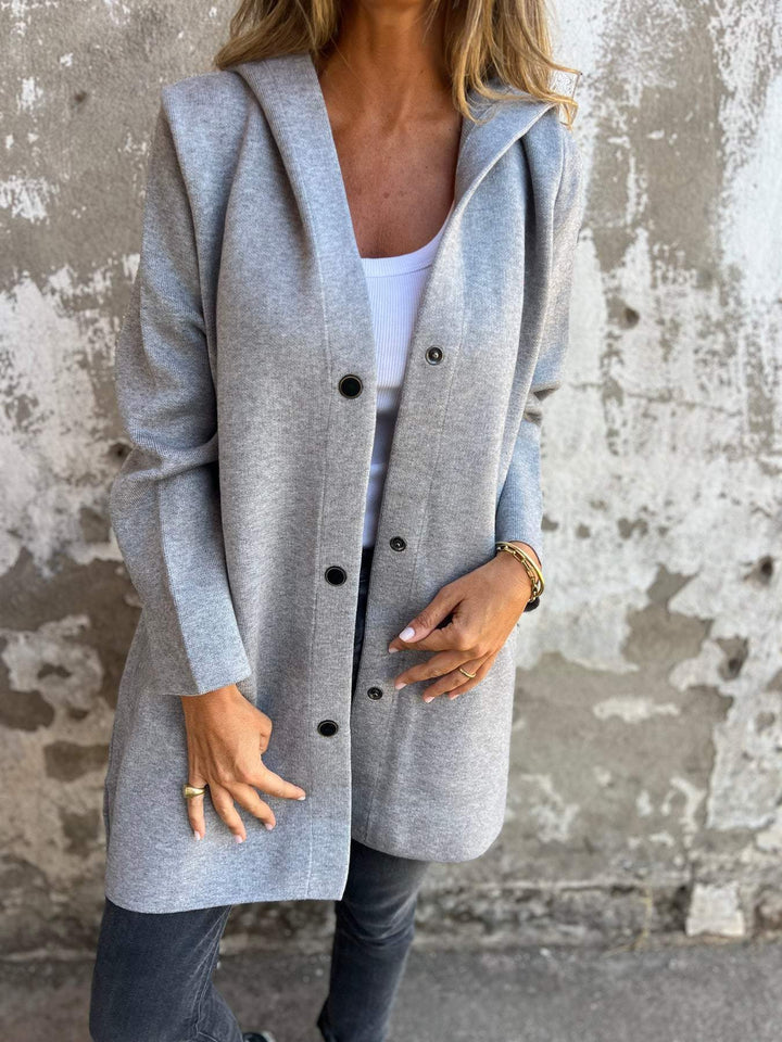 Levoire | Blazer Rento Sweat À Capuche Et Bouton Unique