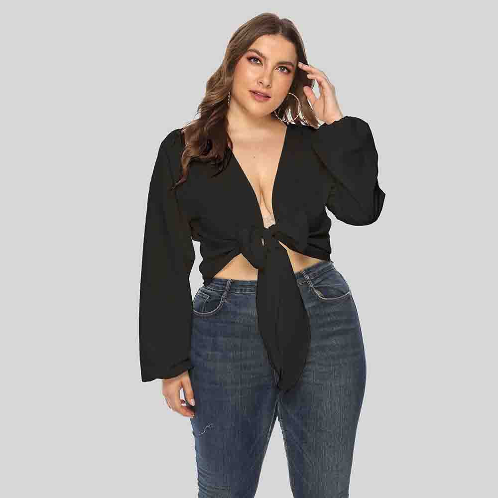 Levoire | Haut à nœud tendance Noir