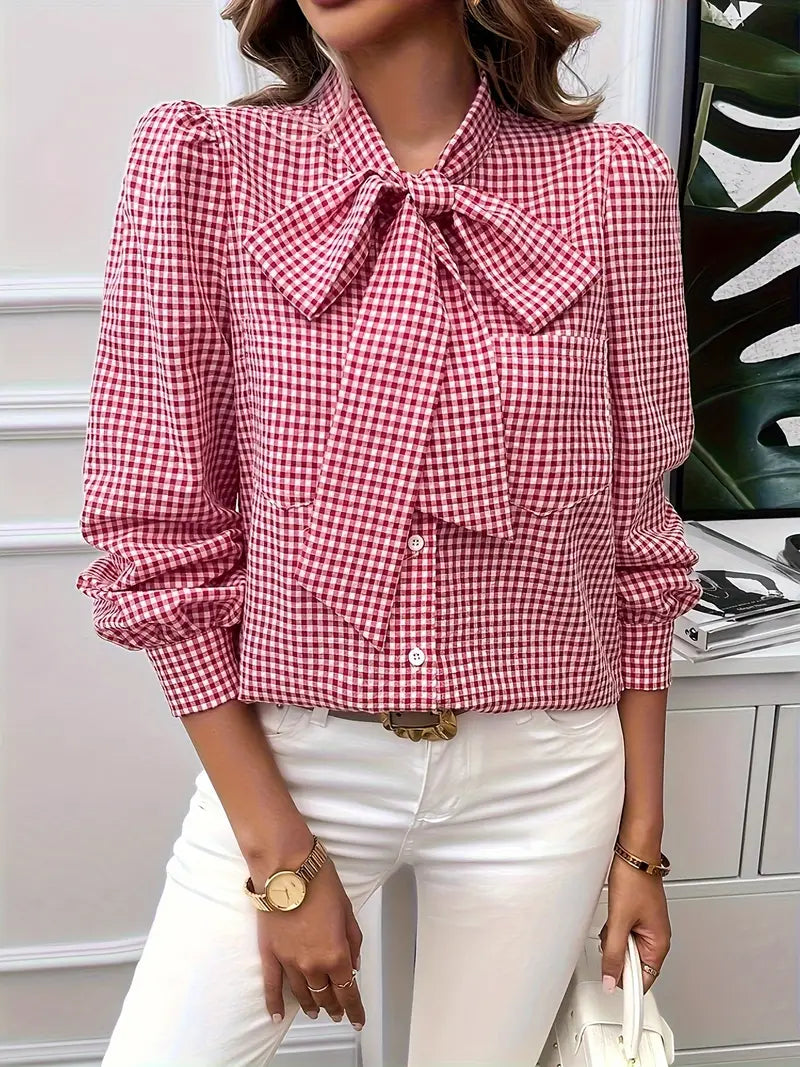 Levoire | Blouse En Coton Avec Nœud Rot