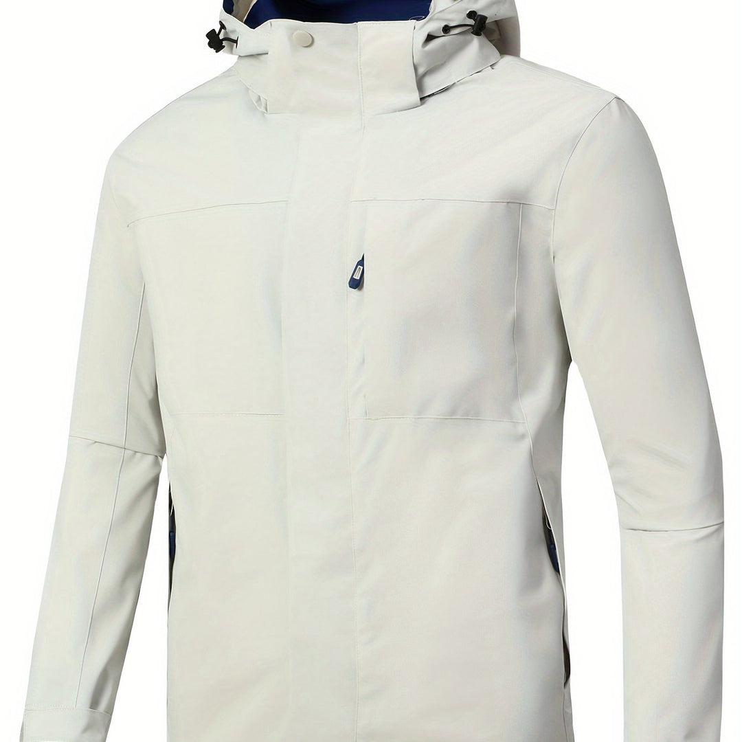 Levoire | Veste Imperméable Légère Pour Hommes Avec Capuche