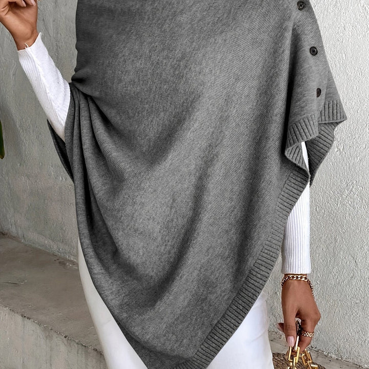 Levoire | Non Combiné Cape Tricoté gris