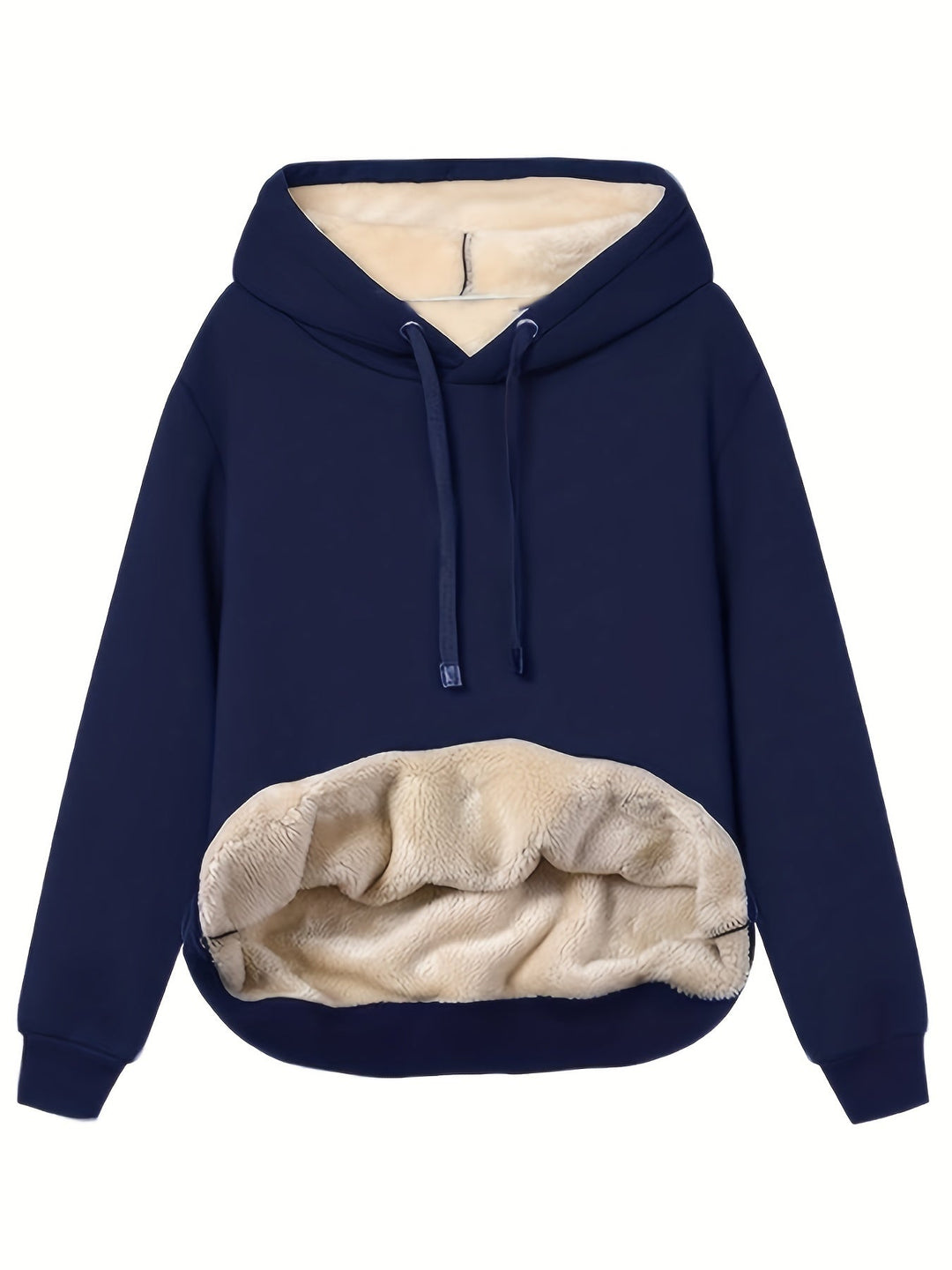 Levoire | Pull À Capuche En Polaire Bleu foncé