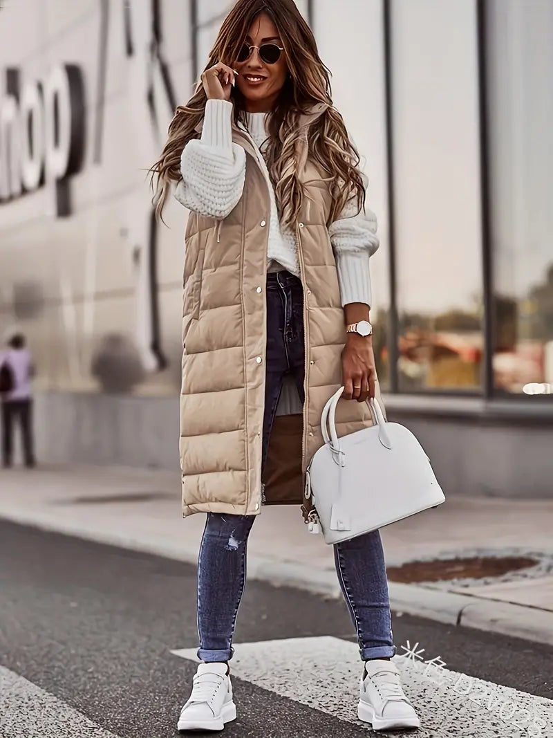 Levoire | Veste De Pluie Plus Longue Pour Femmes Braun
