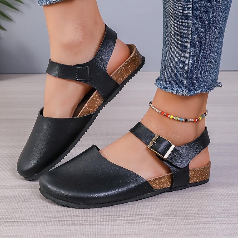 Levoire | Sandales À Talon Rétro Pour Femmes Avec Bout Fermé