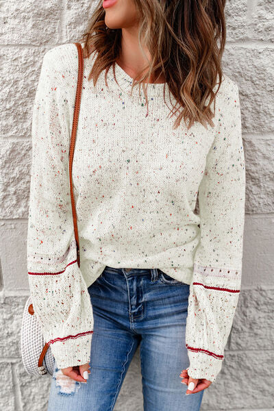 Levoire | Pull D’Hiver À Rayures Subtiles