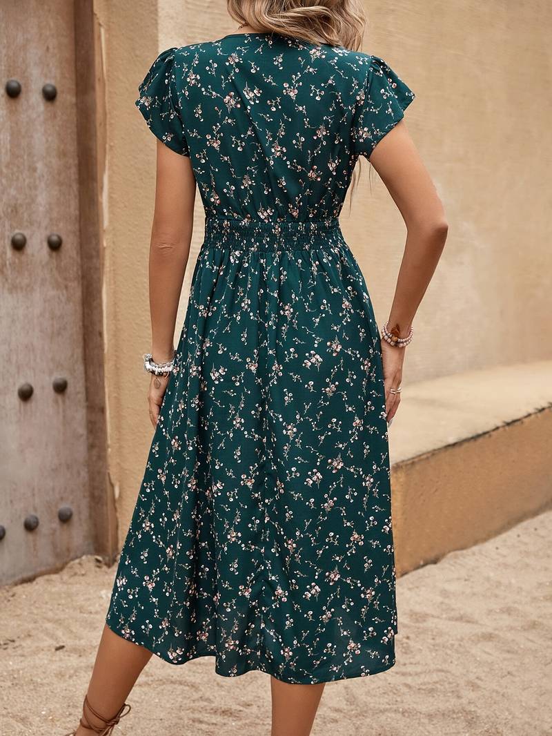 Levoire | Robe Élégante En Ligne A Avec Décolleté En V