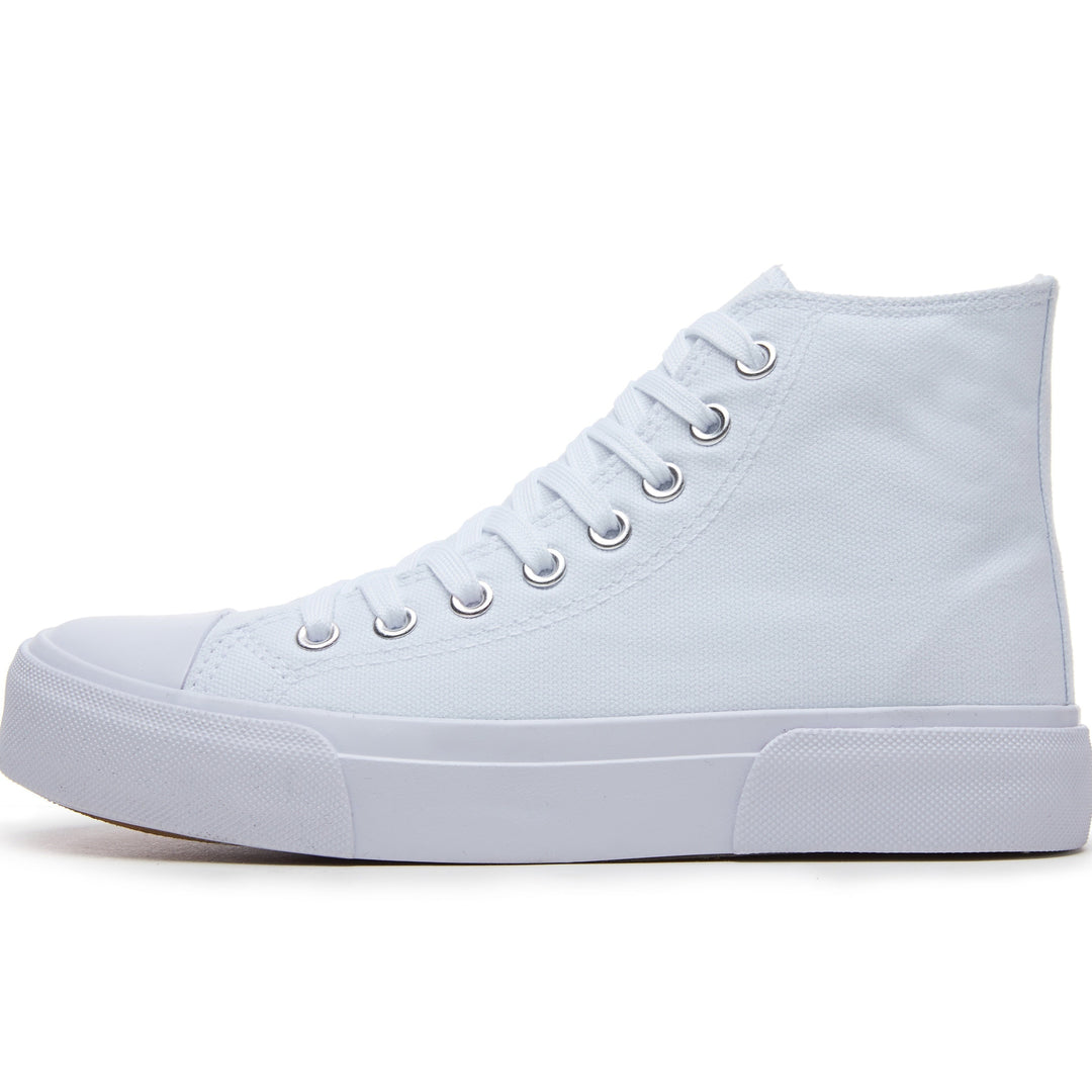Levoire | Chaussures En Toile À Lacets Élevées Agent blanchissant