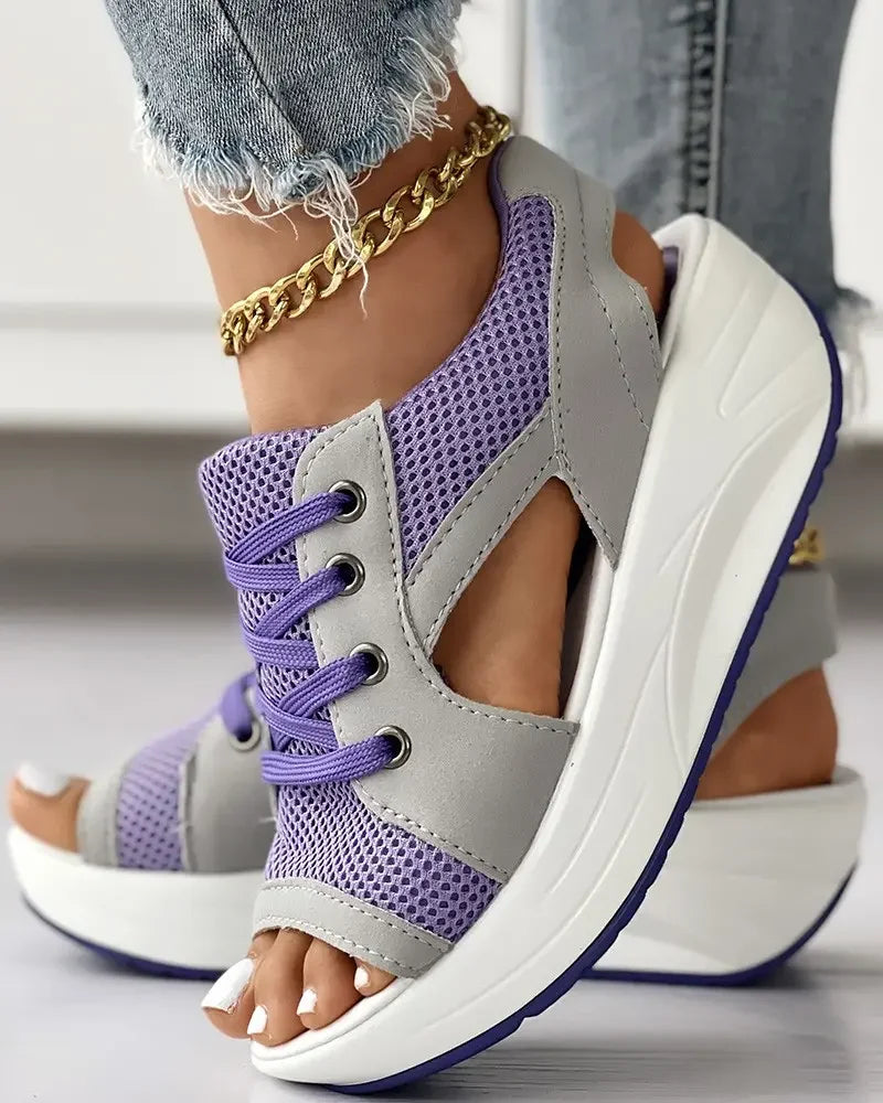 Levoire | Sandales Muffin Violet