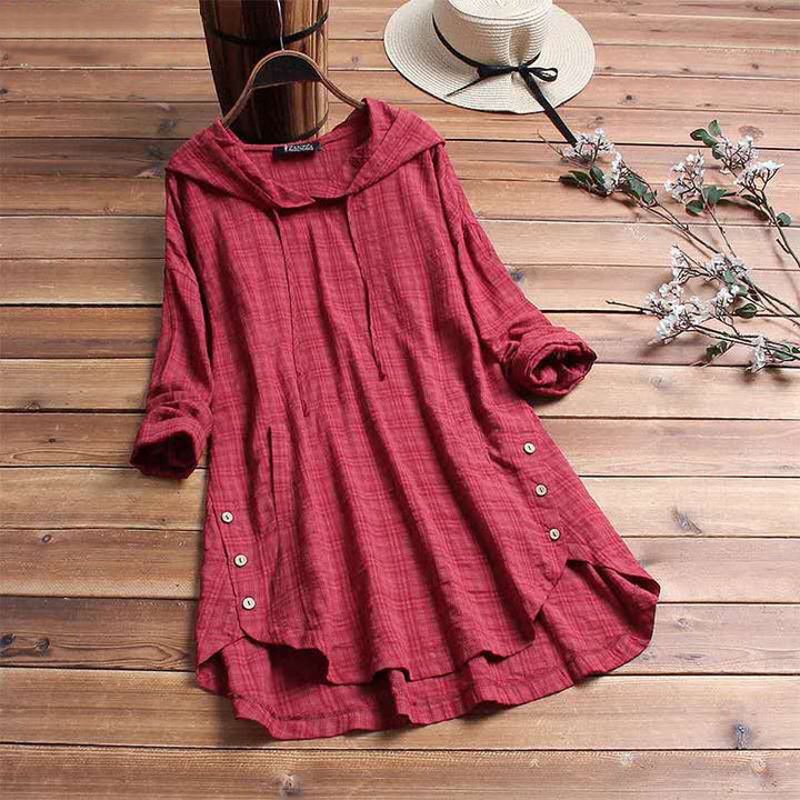 Levoire | Blouse À Capuche Rot