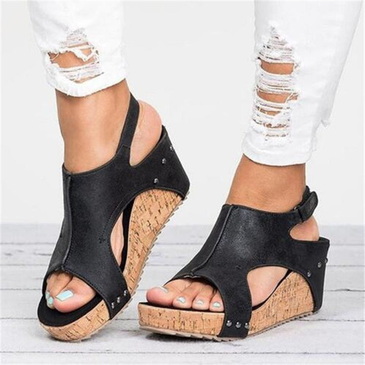 Levoire | Sandales À Plateformes Pour Femmes Noir