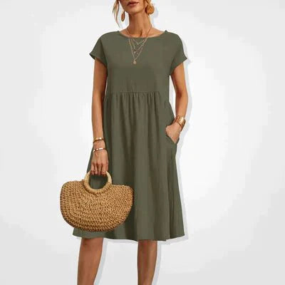 Levoire | Robe d'été moderne et élégante Verte