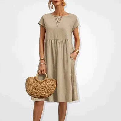 Levoire | Robe d'été moderne et élégante Beige