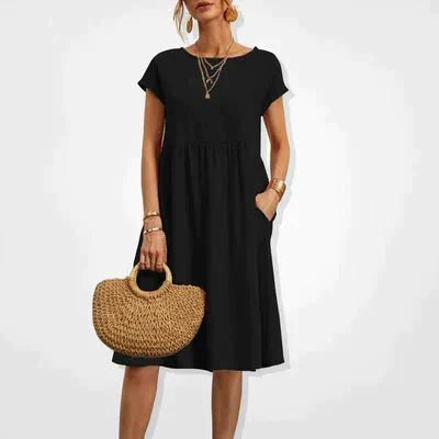 Levoire | Robe d'été moderne et élégante Noir