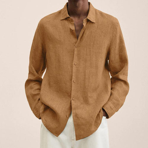 Levoire | Chemise À Col Avec Manches Longues Pour Hommes