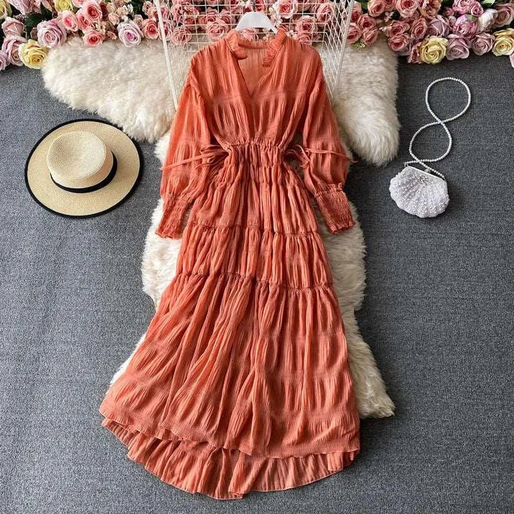 Levoire | Robe femme à ourlet large Melonikameleontti Taille moyenne