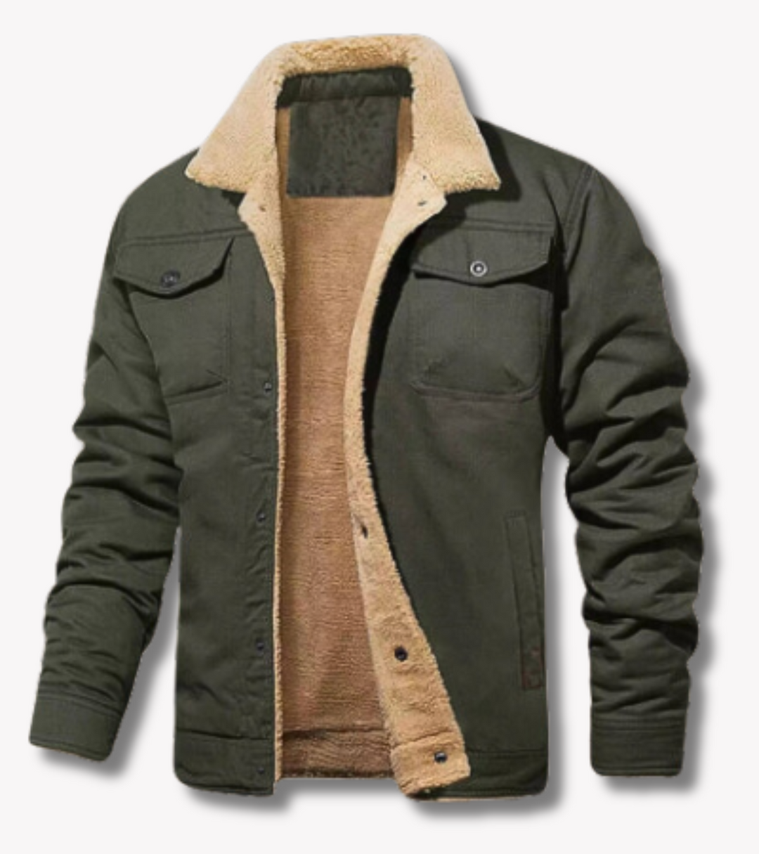 Levoire | Blouson Blazer Stylé Pour Obtenir Un Look Soigné Vert foncé militaire