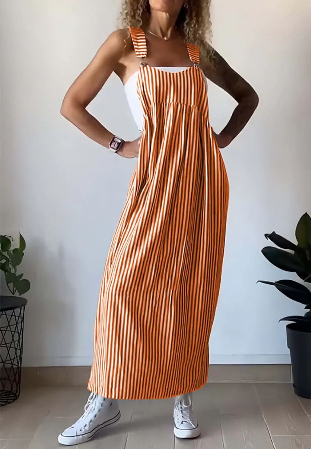 Levoire | Ensemble De Loisir Rayé Orange