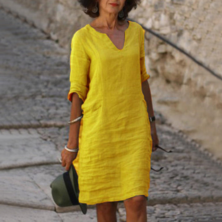 Levoire | Robe Intemporelle Jaune