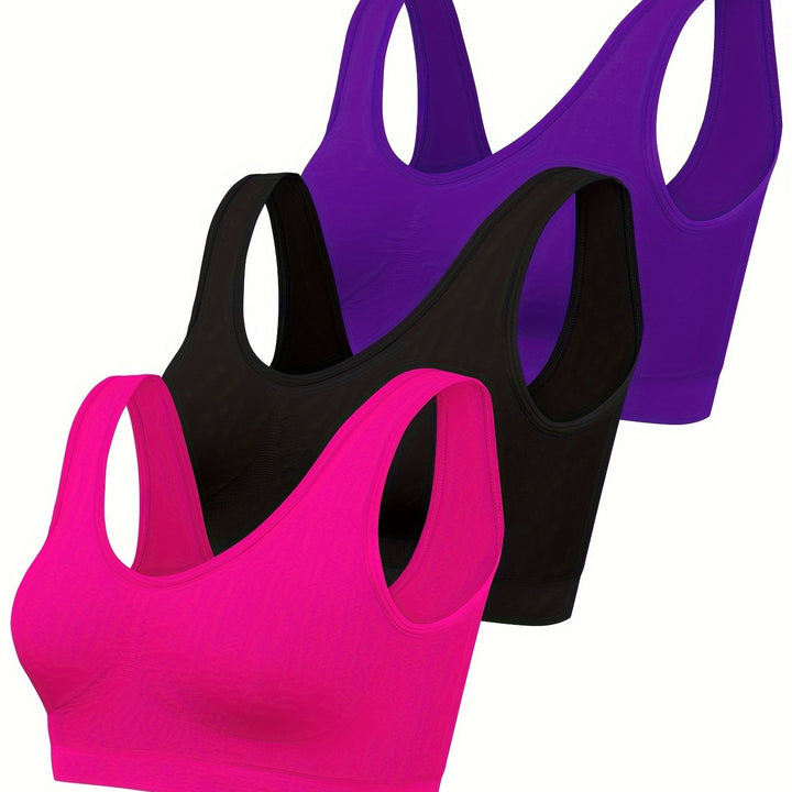 Levoire | Série 3 Tanktopia Unis Et Brassière De Sport Sans Coutures