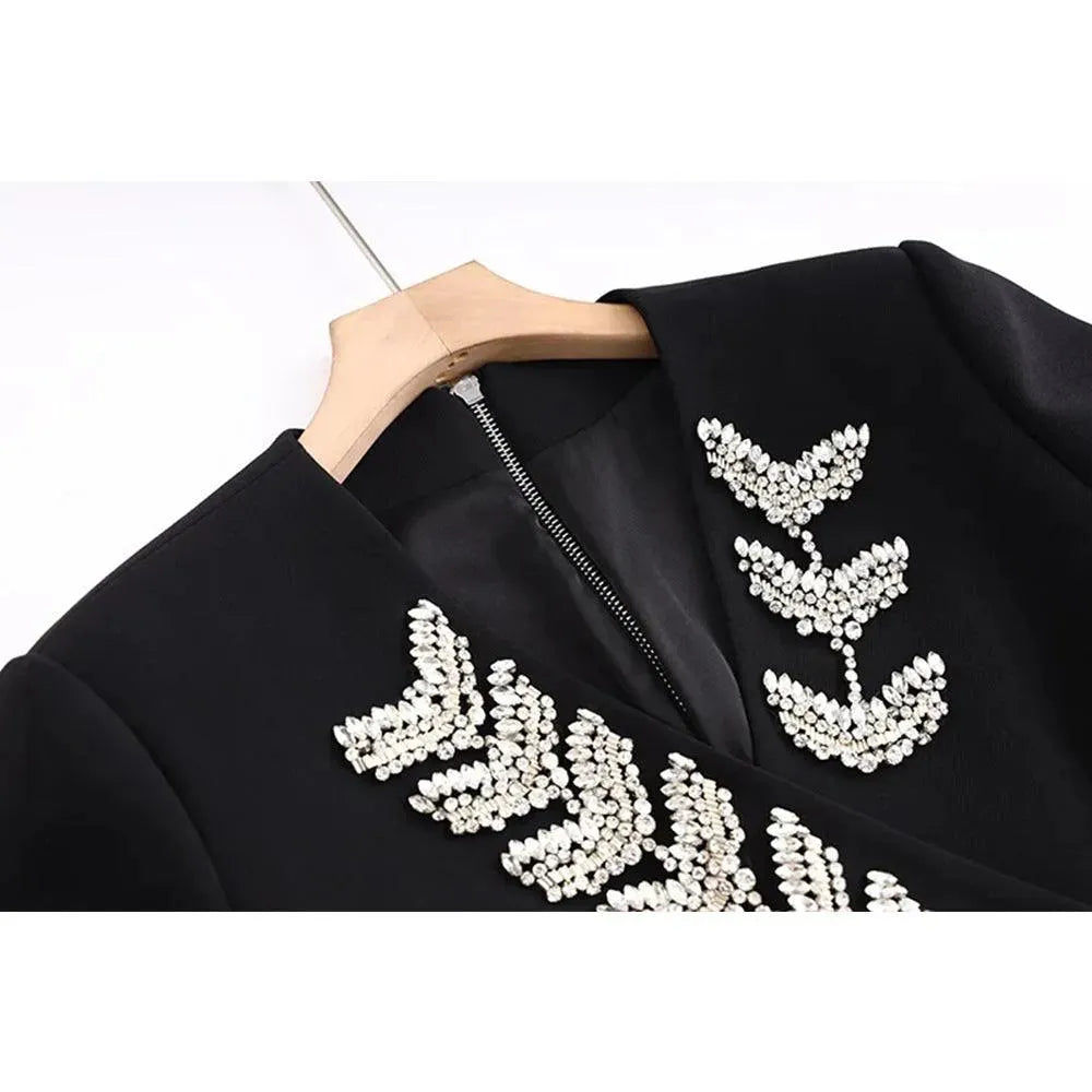 Levoire | Robe Femme À Manches Longues Et Décolleté En V