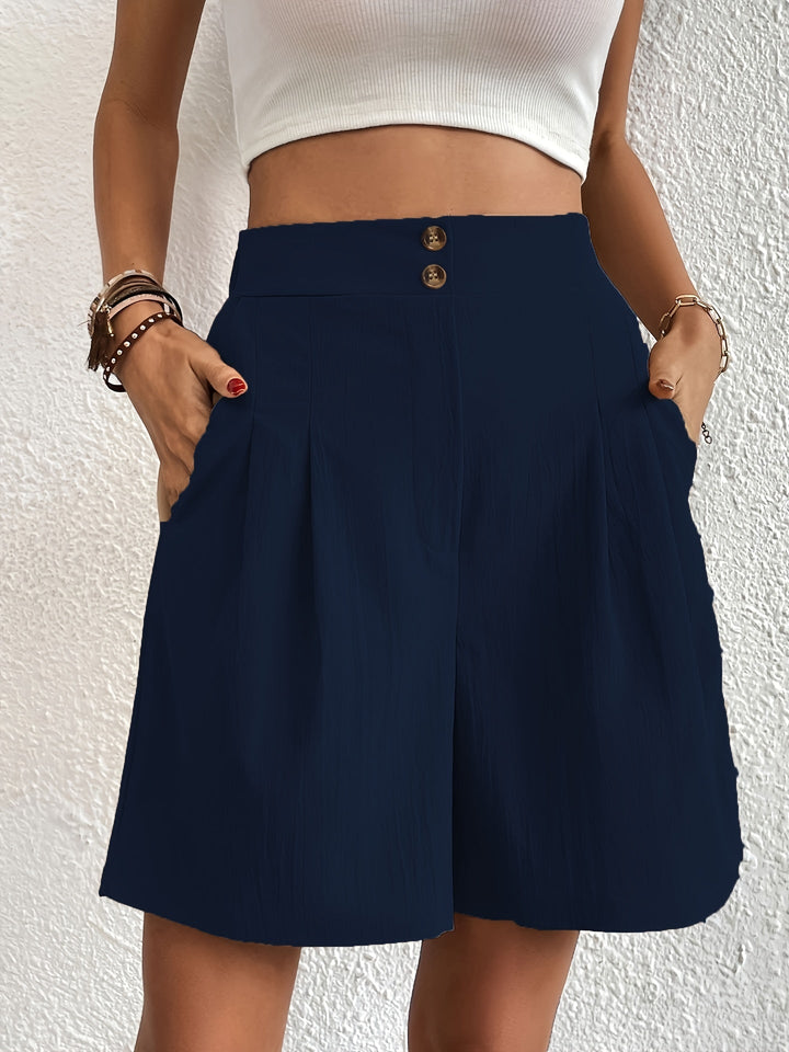 Levoire | Pantalon Court En Coton Marine bleu
