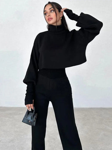 Levoire | Ensemble Deux Pièces Pull Col Roulé Femme