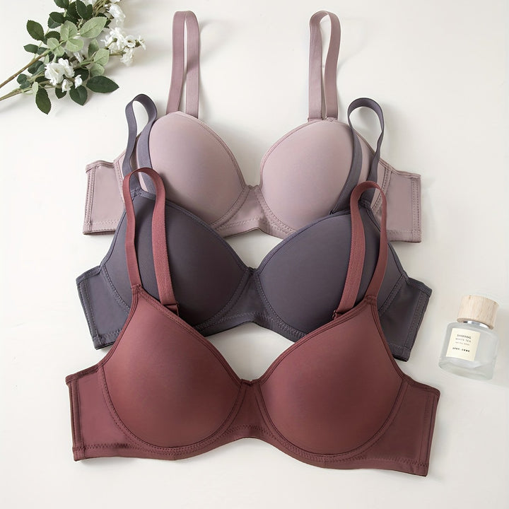 Levoire | Soutenu 3 Pièces Sans Couture Anti-Rejet Push Up Soutien-Gorge