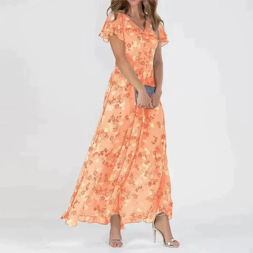 Levoire | Robe D'Été Longue Avec Motif Floral