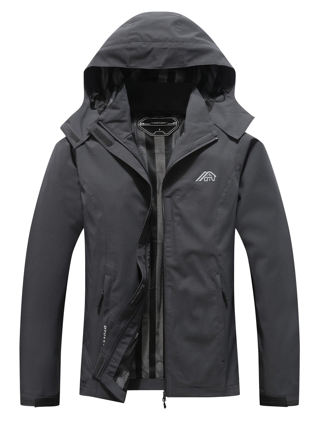 Levoire | Veste De Pluie Avec Capuche Gris foncé