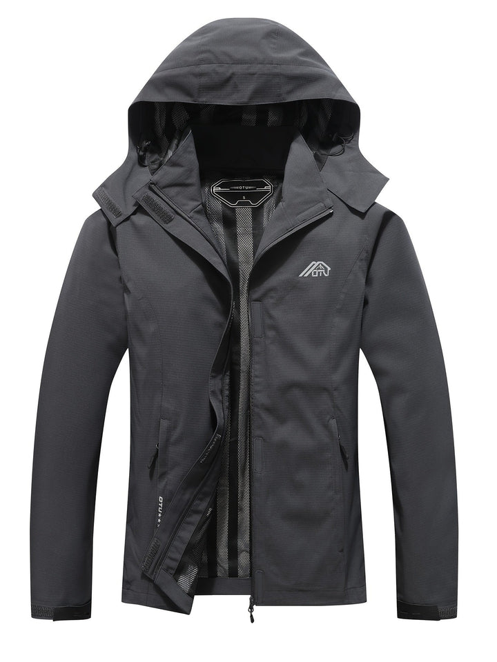 Levoire | Veste De Pluie Avec Capuche Gris foncé