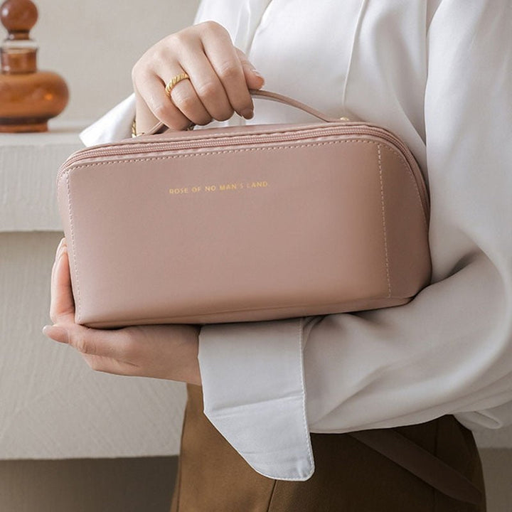 Levoire | Trousse De Maquillage Avec Plusieurs Compartiments Pour Femmes Rosa