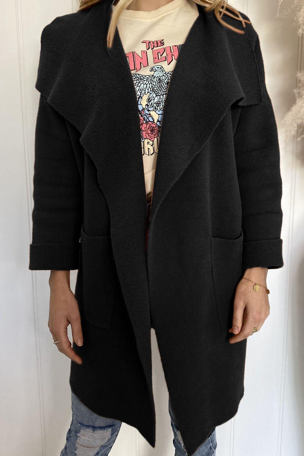 Levoire | Manteau chic et polyvalent Noir