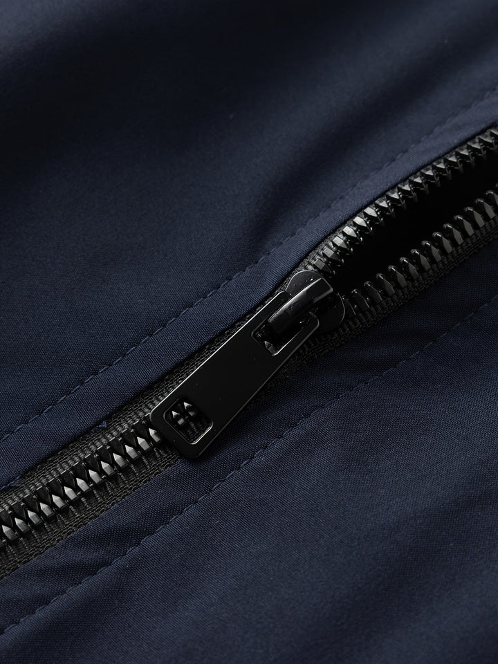 Levoire | Veste Bomber Unicolore Avec Col Baseball
