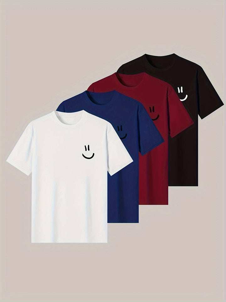 Levoire | T-Shirt Homme Simplement Imprimé À Manches Courtes
