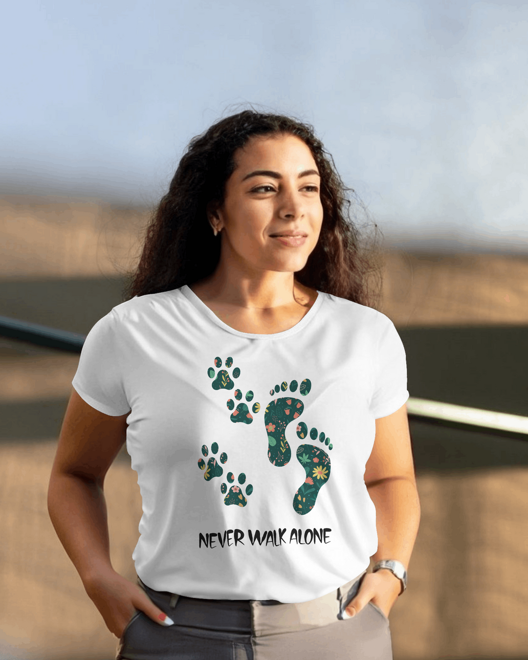 Levoire | Walk Alone | T-Shirt Pour Amoureux Des Animaux