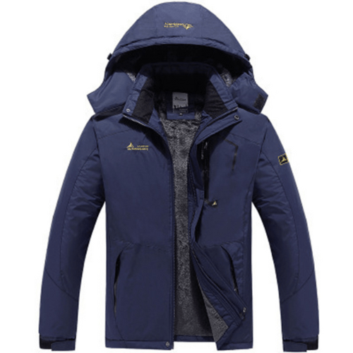Levoire | Veste de ski chaude pour hommes Matériau respirant et imperméable Bleu foncé