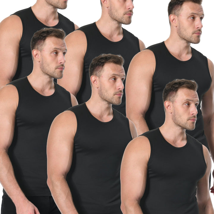 Levoire | 6 Pcs Gilet Basique Uni Pour Hommes