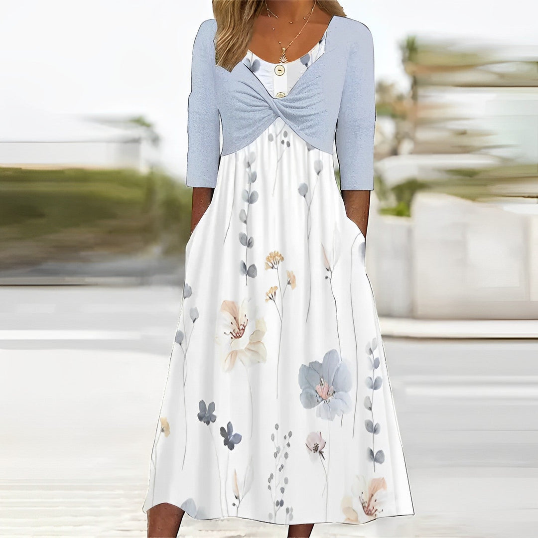 Levoire | Robe À Motifs Bleus