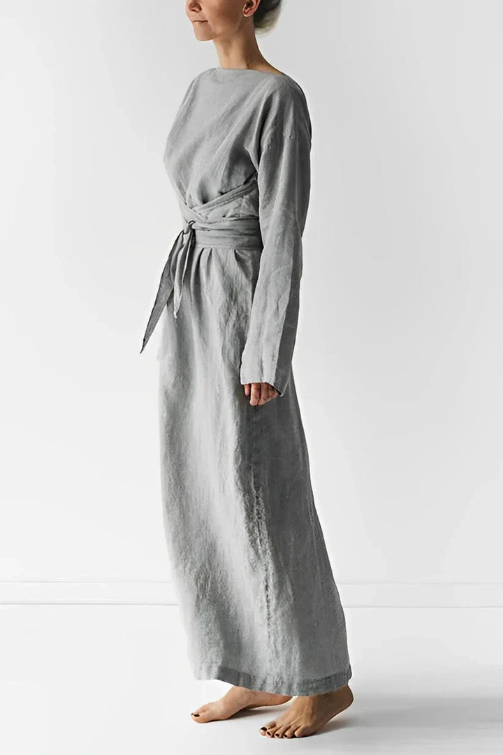 Levoire | Lavigne - Style Artistique Élégant Robe Gris clair