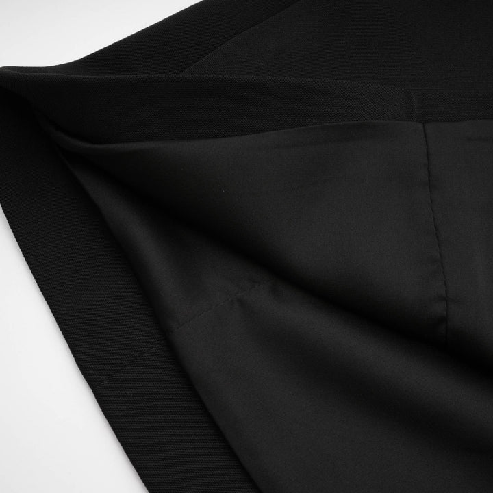Levoire | Robe Mini À Double Boutonnage Noire (Uniquement Us)
