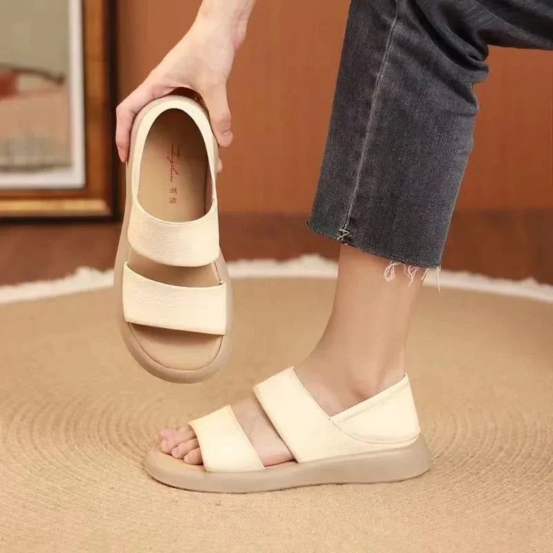 Levoire | Sandales Relaxantes Premium Pour Femmes Blanc