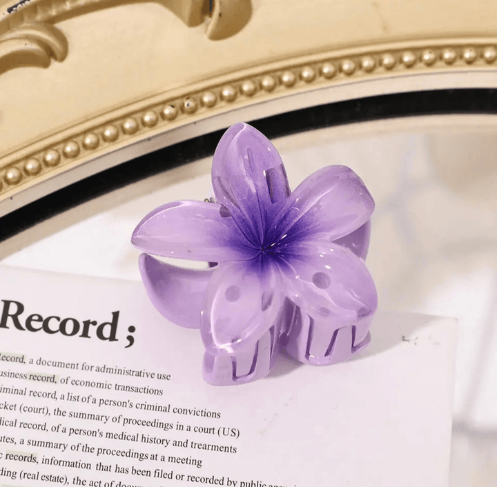 Levoire | Clips à cheveux fleuris tendance Lilas