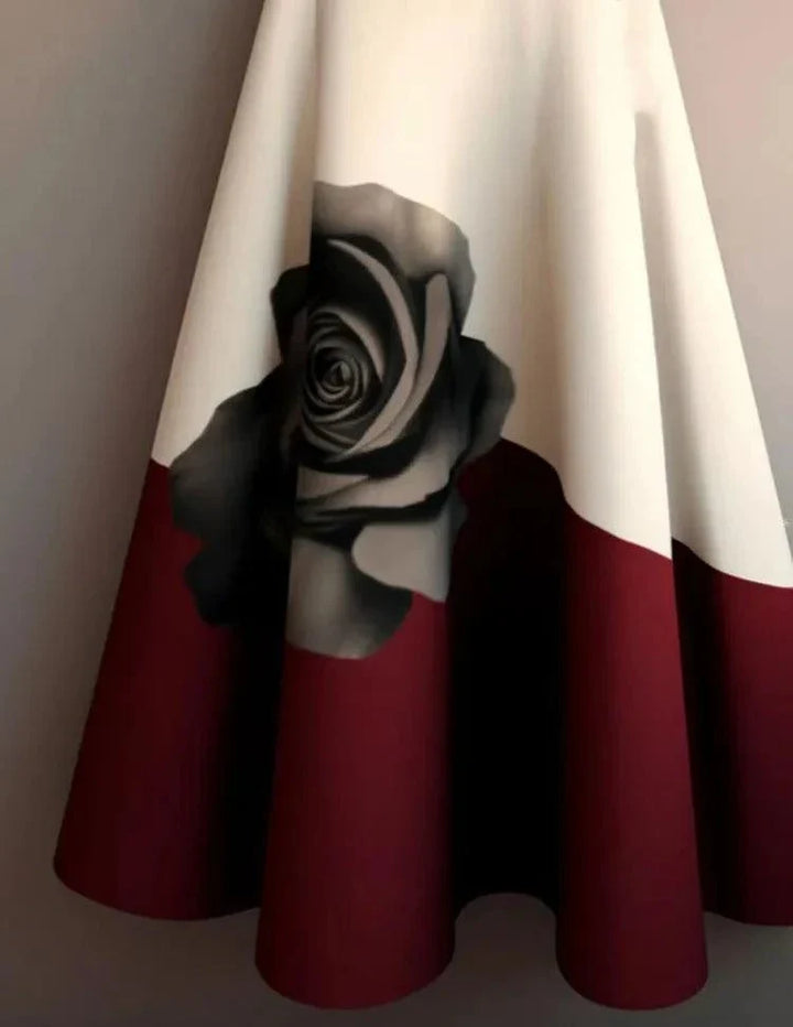 Levoire | Jupe A-Line Florale Avec Design De Roses