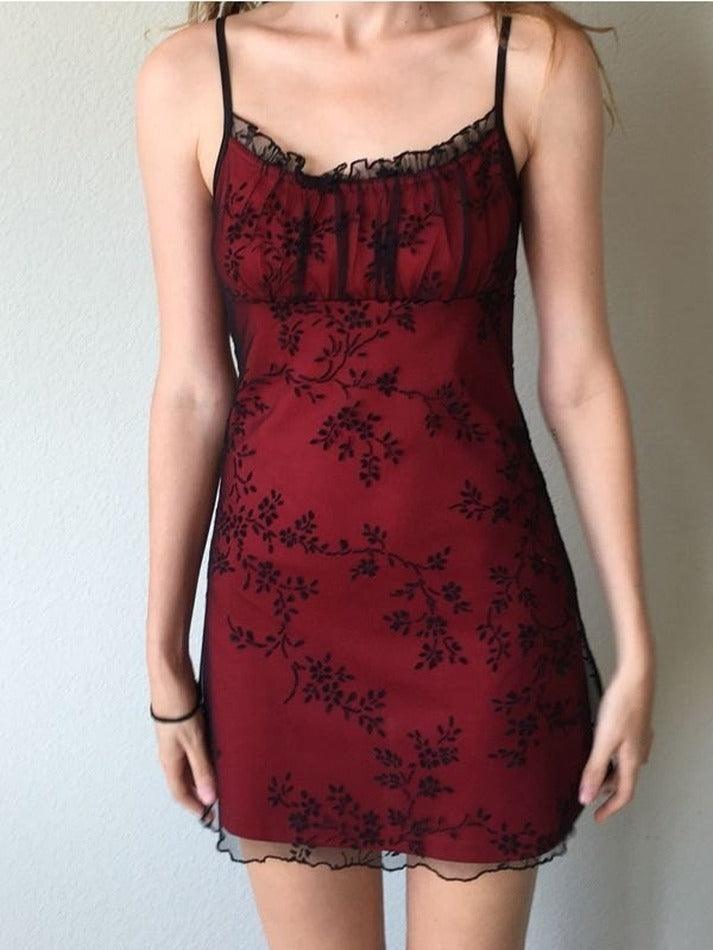 Levoire | Robe Mini En Maille Florale