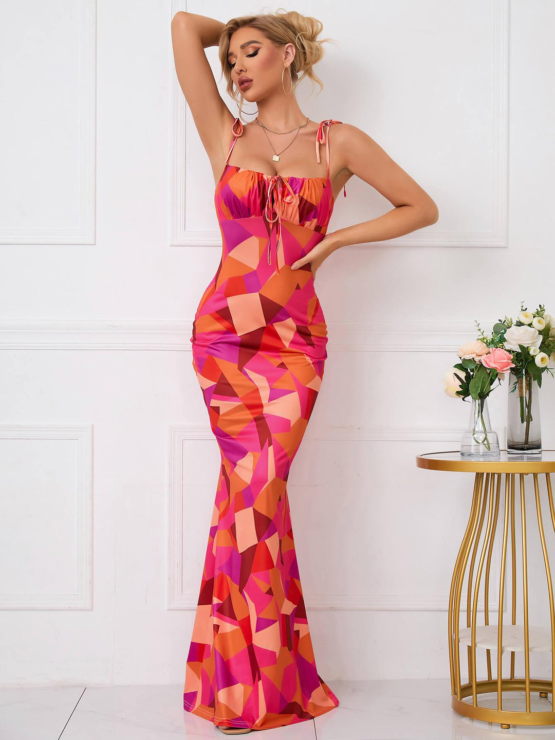 Levoire | Robe Maxi Sans Bretelles Pour Femmes Rot