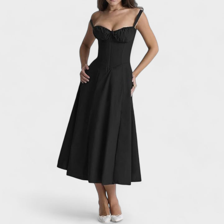 Levoire | Robe de lait à motifs Noir